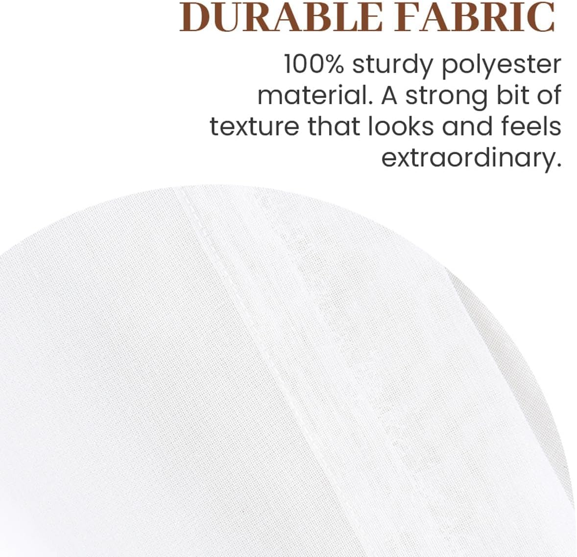 White Rod Pocket Voile Sheer Curtains Set of 2