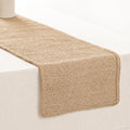 Reversible Woven Jute Farmhouse Table Runner